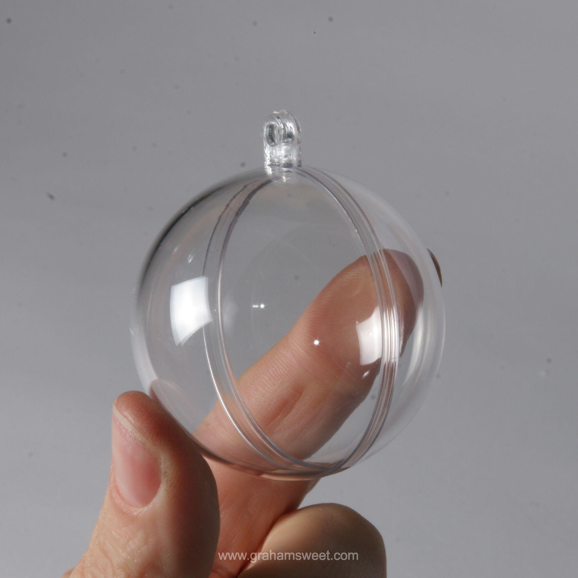 clear plastic balls