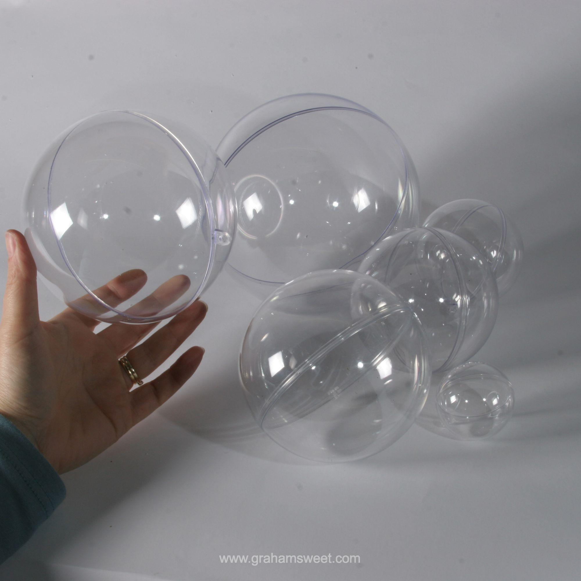 clear plastic balls