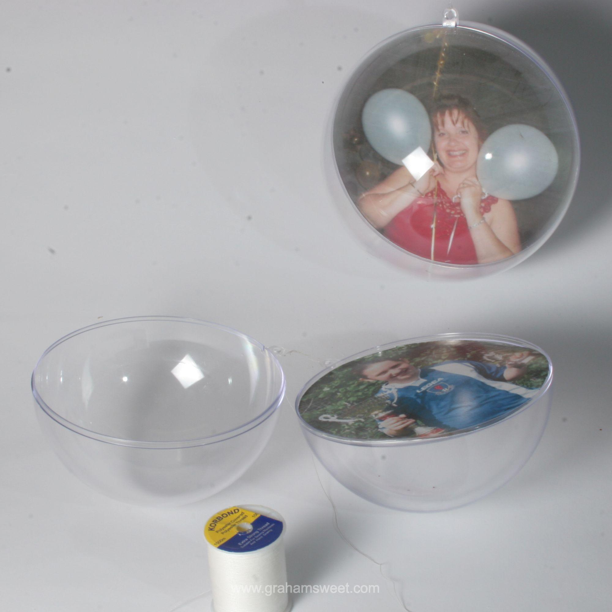 clear plastic balls