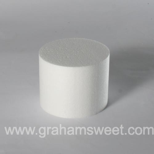 plain white polystyrene disc 100x80
