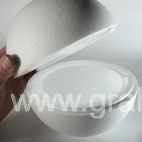 plain white polystyrene ball 140mm