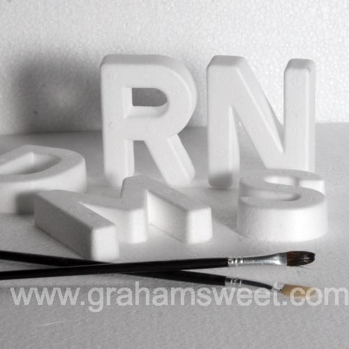 70mm polystyrene letters