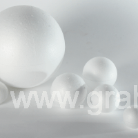 variety of polystyrene molded balls