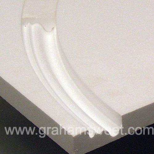 curved polystyrene coving