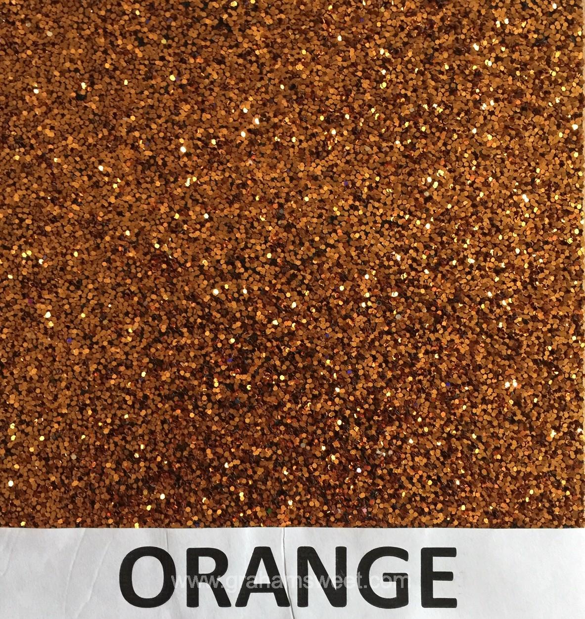 Orange Glitter