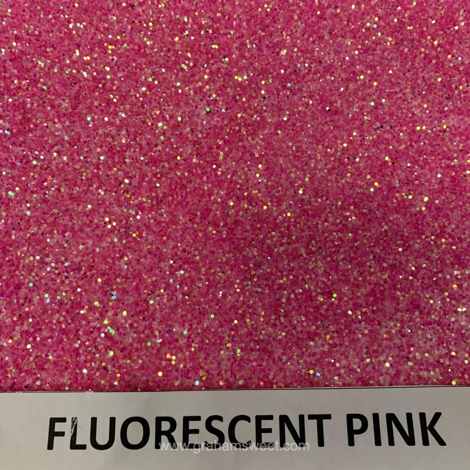 fluorescent pink glitter