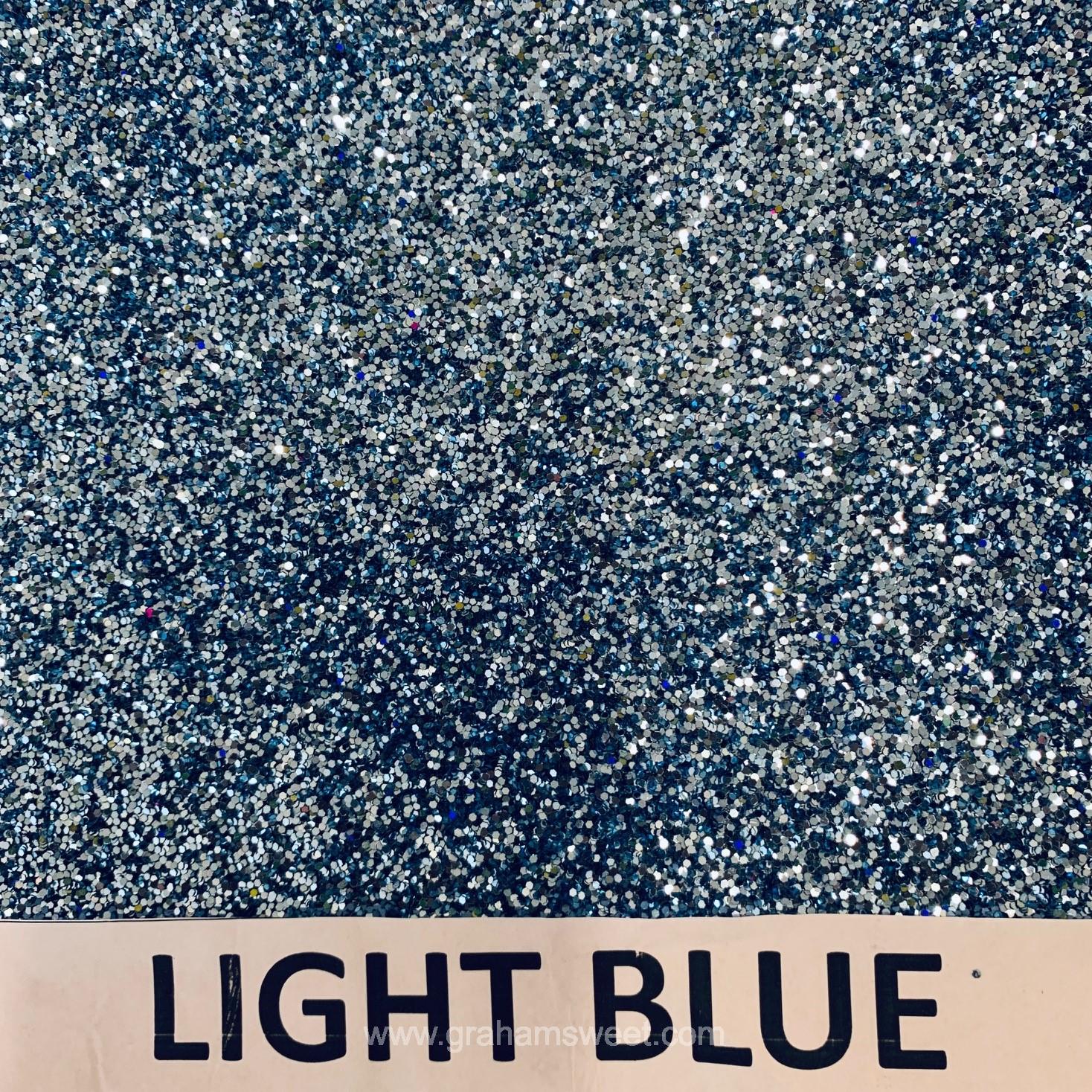 light blue glitter