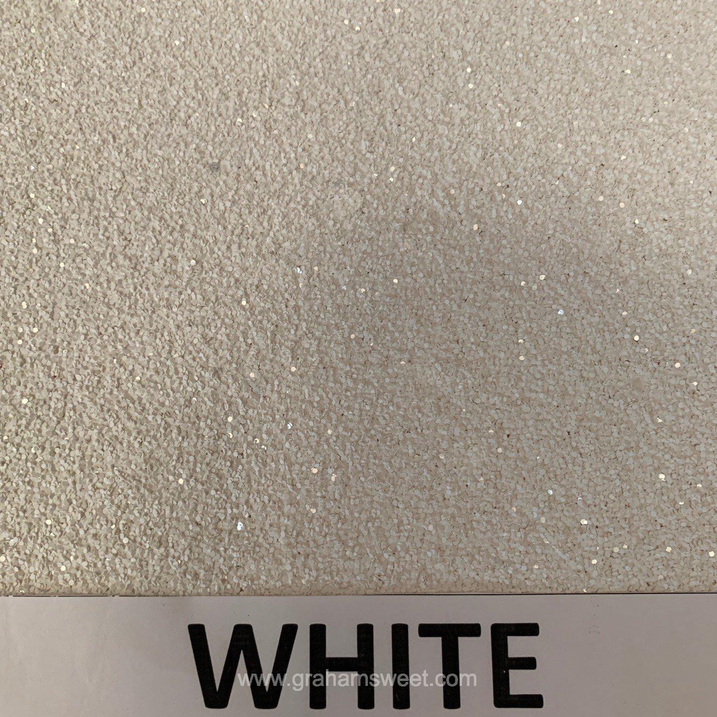 white glitter
