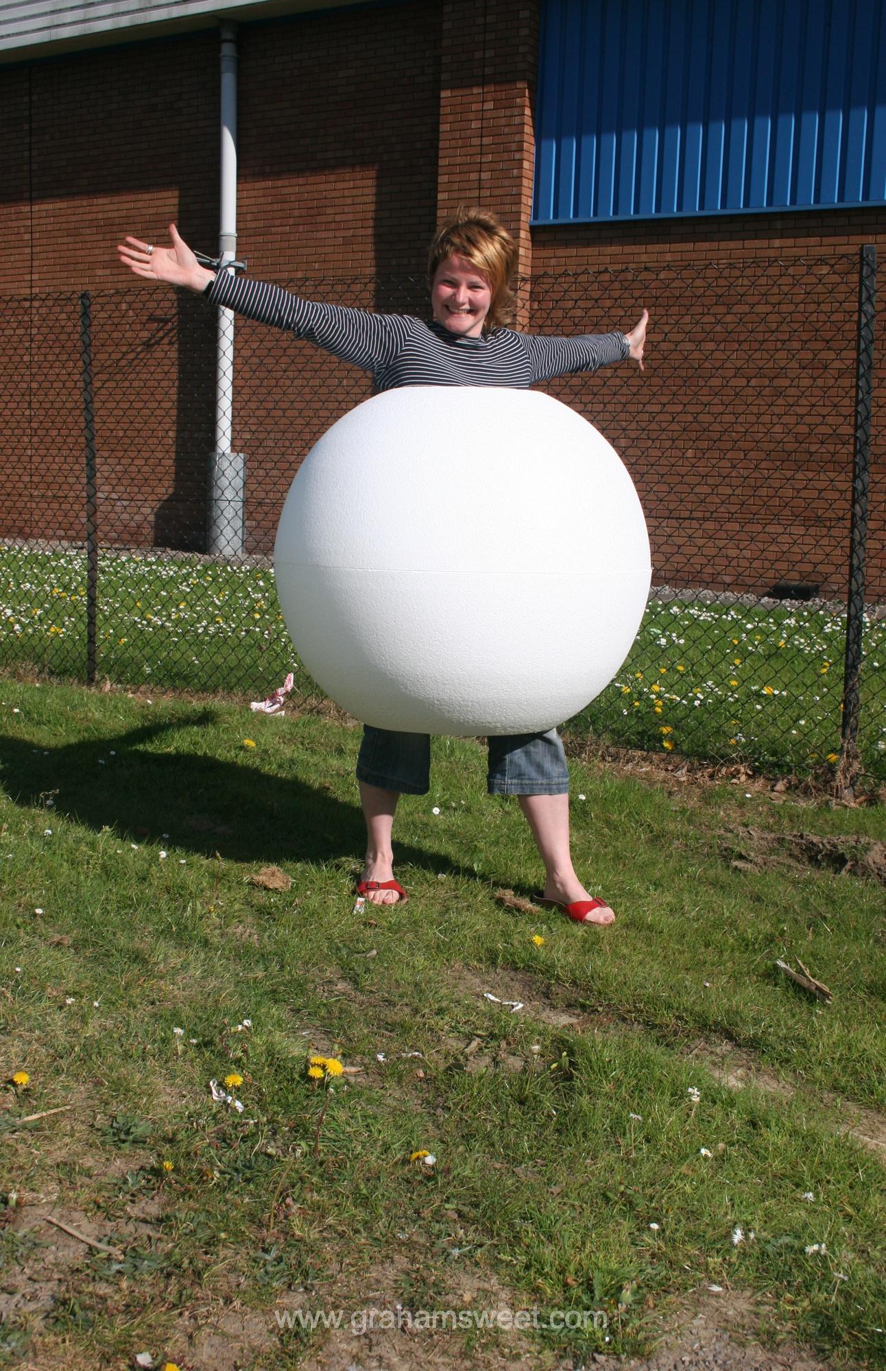 polystyrene ball costume