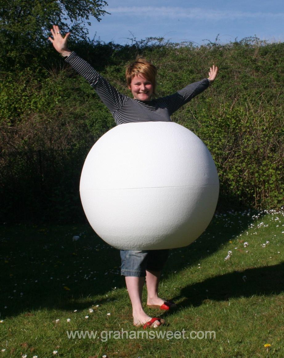 polystyrene ball outfit
