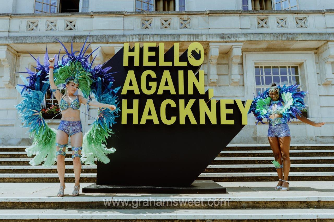 Large Polystyrene sign / letters for Hackney town council