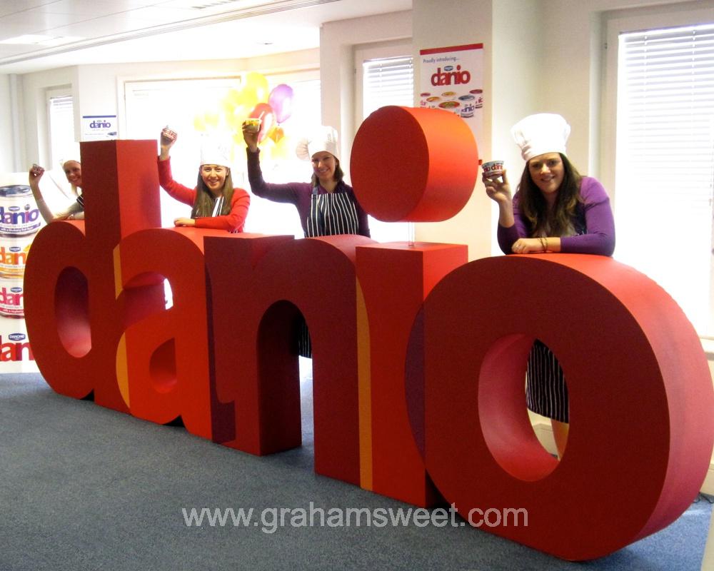 danio polystyrene letters