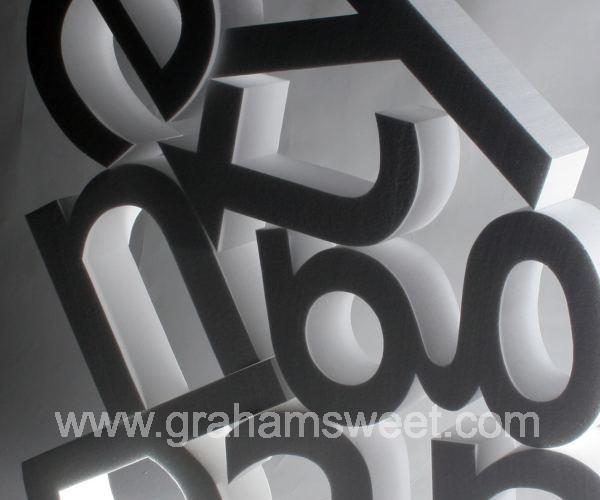 polystyrene letters