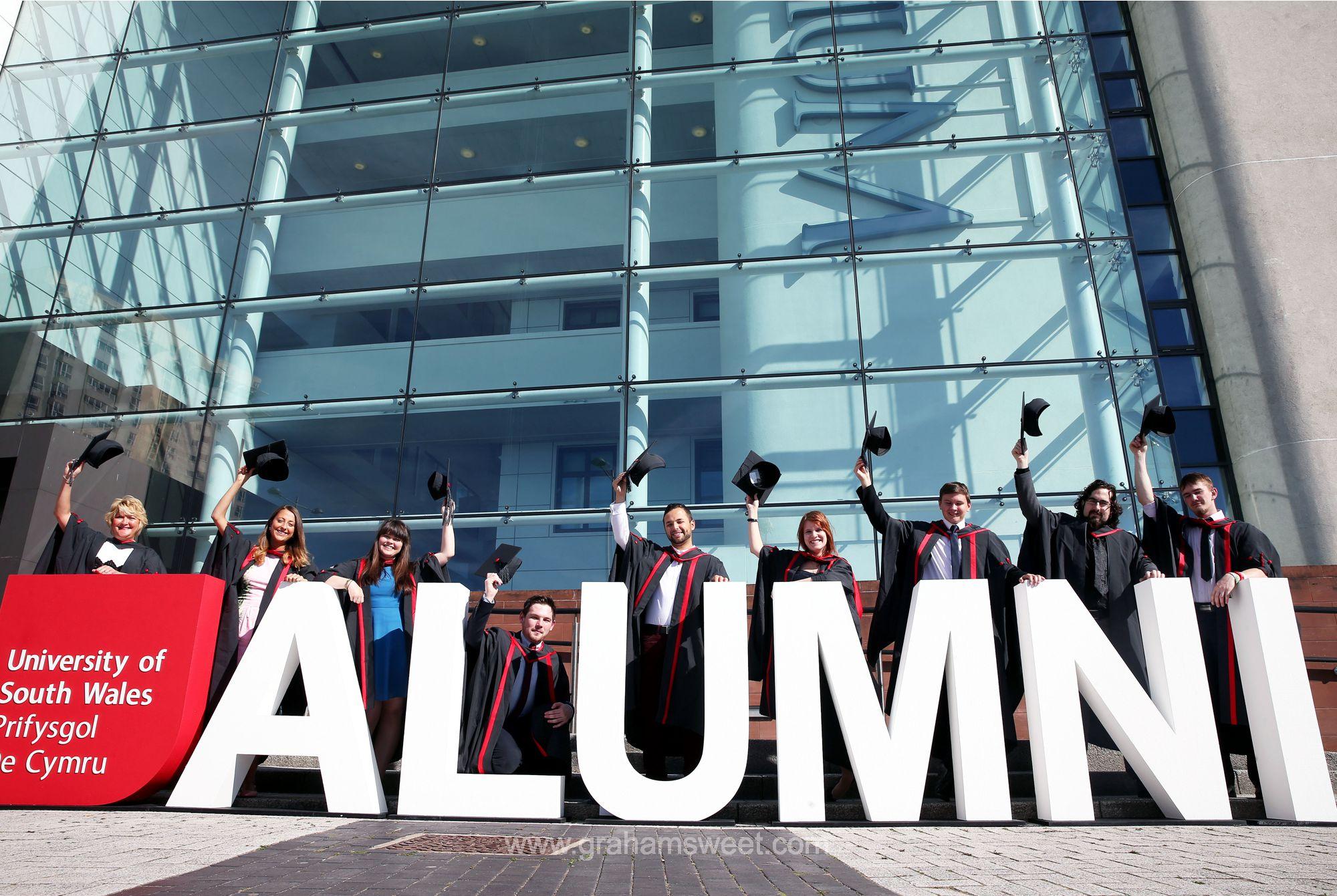 university of south wales - alumini letters