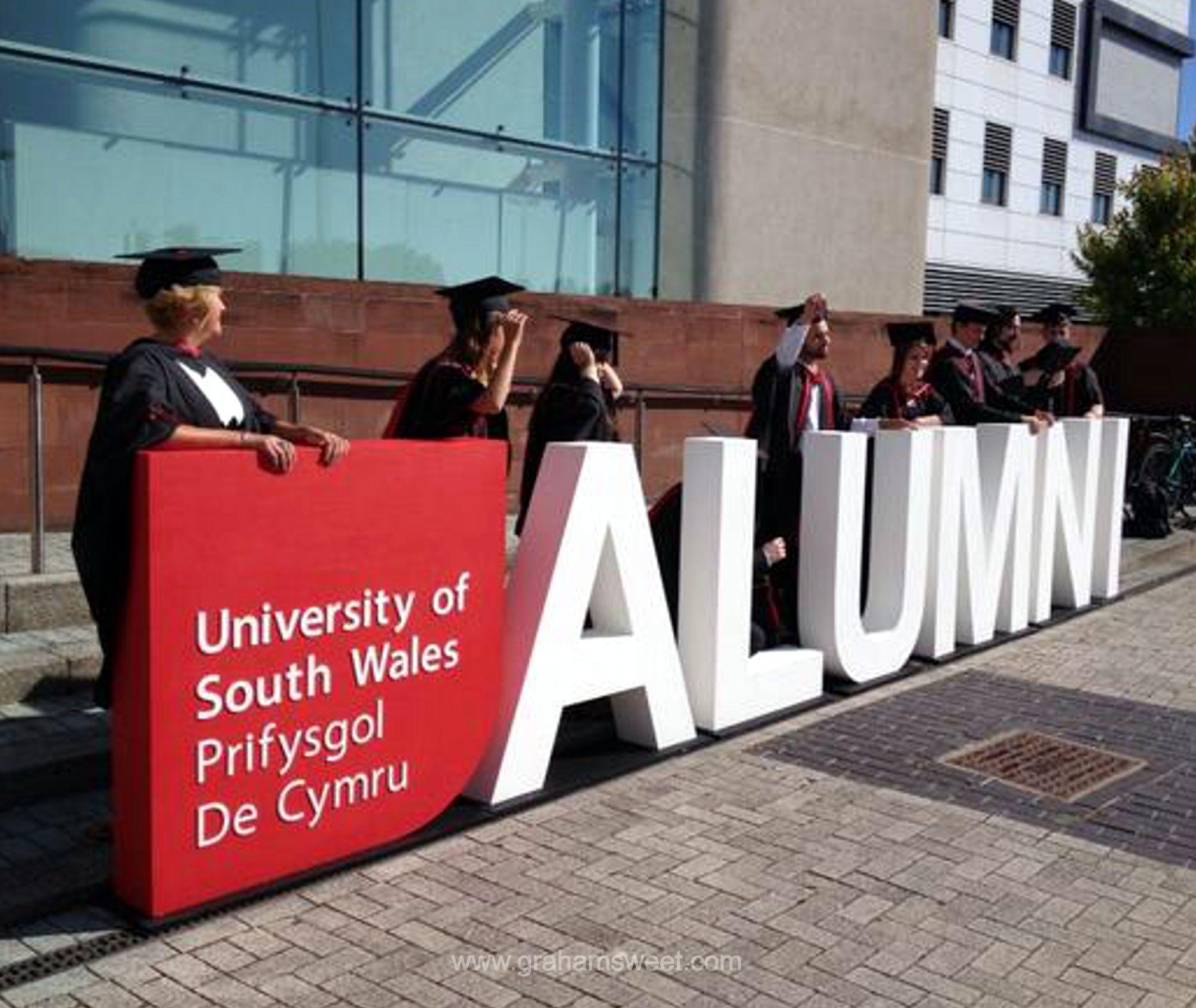 university of south wales - alumini letters1