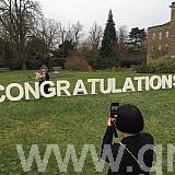 3d Wooden letters, approx 100mm high, for Leicester University graduation