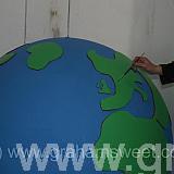1200 mm - painted polystyrene globe