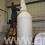 16 foot tall polystyrene bottle