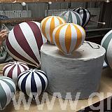 3d hot air balloons - from polystyrene