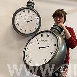 giant polystyrene clocks