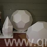polystyrene geodesic shapes
