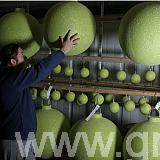 lime gree - FROSTED - baubles - in production