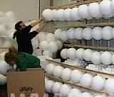 290 mm diameter polystyrene snowballs