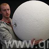 800 mm snowball - fitted with secure hanging point