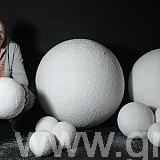polystyrene snowballs