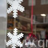 hanging snowflakes