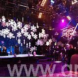 Plain snowflakes for Top of the Pops 2012 04