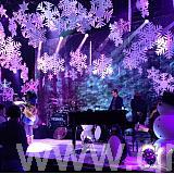 Plain snowflakes for Top of the Pops 2012 06
