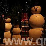 Giant polystyrene snowmen the snow dome - Birmingham UK 2