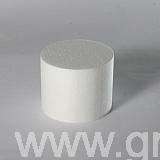 plain white polystyrene disc 100x80