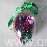 140mm clear plastic egg