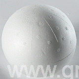 90mm plain white polystyrene ball