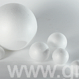 variety of polystyrene molded balls