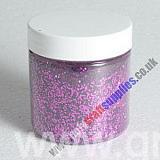 fuschia glitter pot