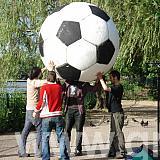 big polystyrene football