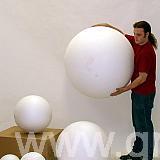 mixture of polystyrene balls