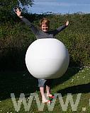 polystyrene ball outfit