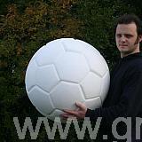 small polystyrene football