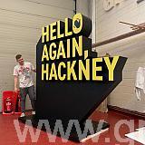 Large sign for Hackney town council.