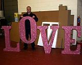 hanging love letters