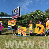 4 foot high, printed face - polystyrene letters