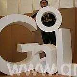 plain polystyrene goal letters