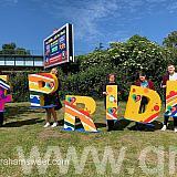 1000 mm tall - pride letters with printed vinyl face