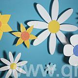 Polystyrene Flowers - for summer displays