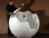 5 foot polystyrene balls, hollow.