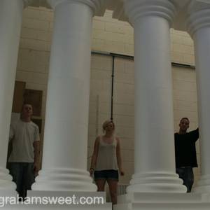 giant polystyrene pillars / columns